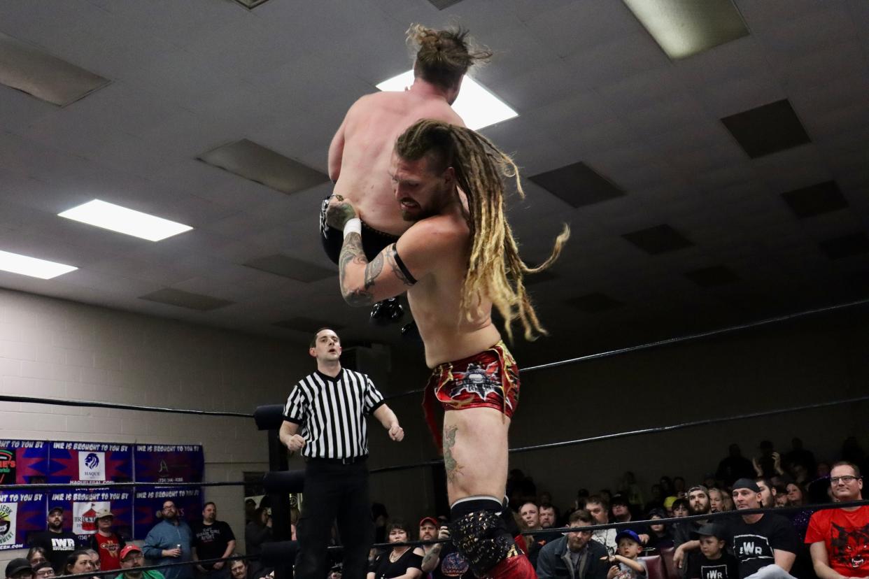 At IWR-19 Royalty Reignz, crowd favorite The Main Event Monster Madman Fulton secured the win over Grimey Zach Thomas.