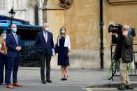 EU chief negotiator Michael Barnier attends the EU-Brexit talks in central London