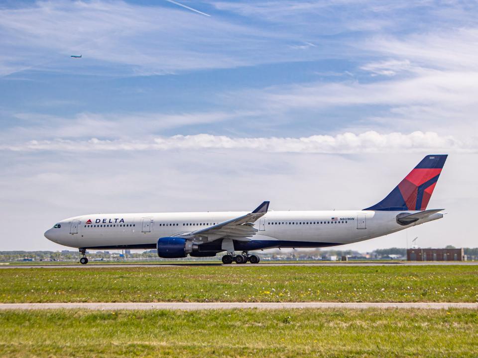 Delta Airlines Airbus A330-300 aircraft.