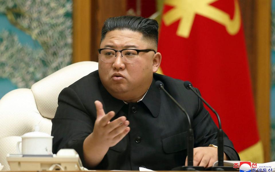 Kim Jong-Un has reportedly had two officials executed in the past three months over the countries economic woes - KCNA /KNS