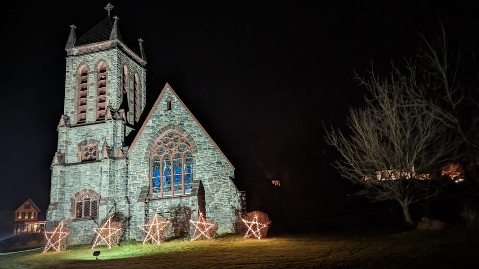 The 2023 star display at St. Margaret's Episcopal Church in Staatsburgh marks the fourth year they've been lit at the historic house of worship.