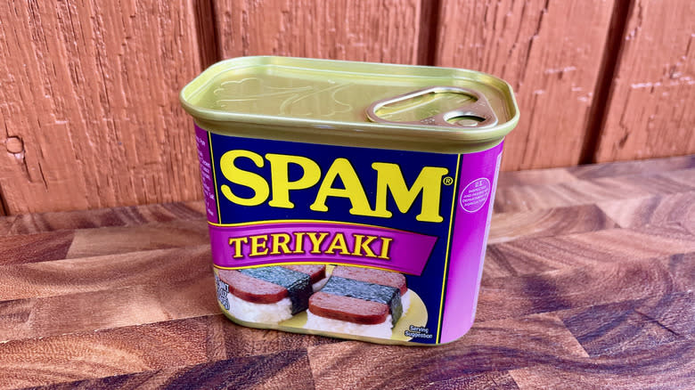 Teriyaki spam can