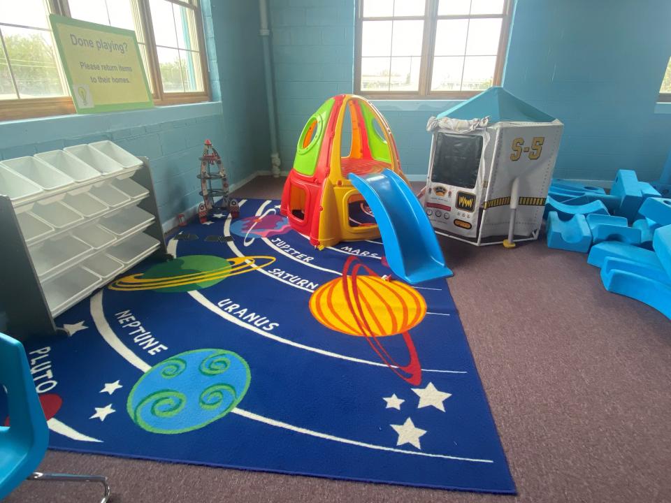 Some of the upstairs children areas at Imagination Station. April 28, 2022