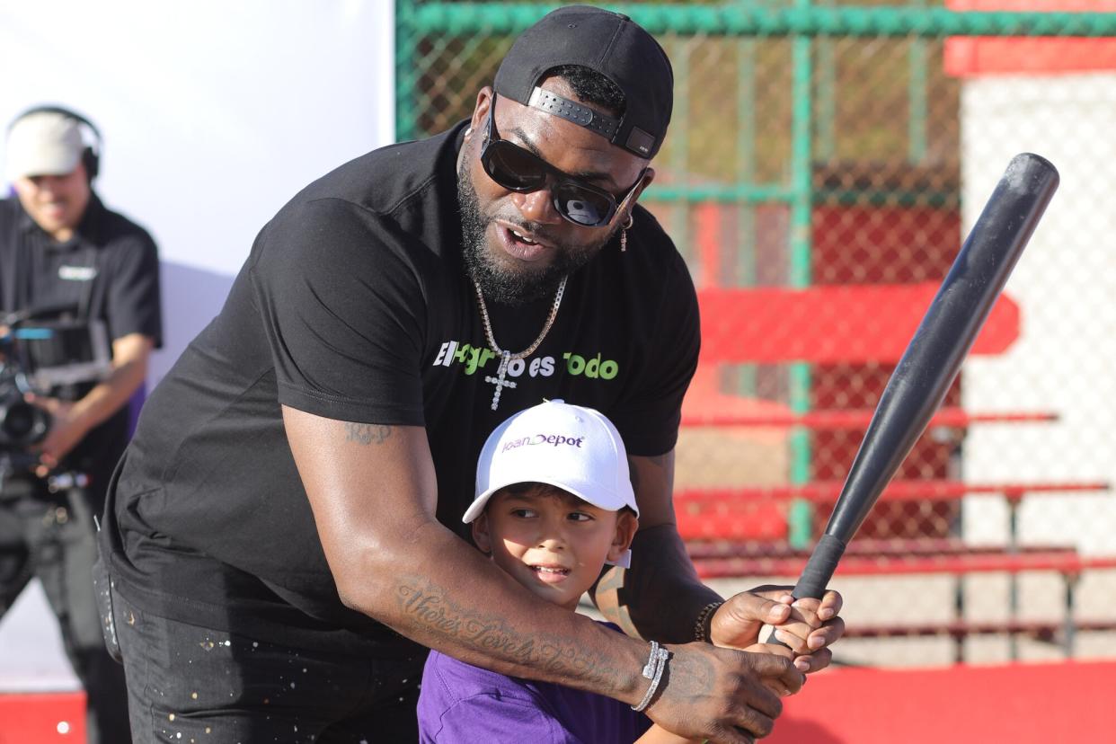 David Ortiz x loanDepot at Boys and Girls Club