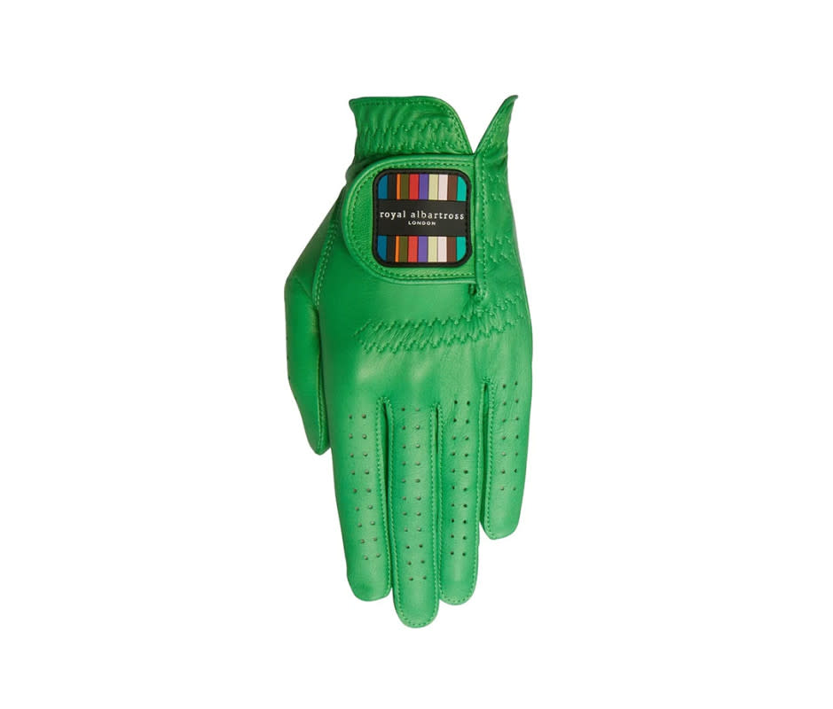 <p>Courtesy Image</p><p>Golf gifts for women that speak to a player's personality is always a good move. For those who prefer a leather glove, Royal Albatros uses 100 percent precision-cut AAA premium cabretta leather sealed with an adjustable velcro strap. There are plenty of vibrant colors to select. For a bit of whimsy, opt for the limited-edition <a href="https://us.albartross.com/products/the-duchess-v2-queen-of-hearts-white-leather-golf-glove" rel="nofollow noopener" target="_blank" data-ylk="slk:Queen of Hearts version;elm:context_link;itc:0;sec:content-canvas" class="link ">Queen of Hearts version</a> that comes with an applied heart on the back of the hand, so they can show their love for the game. </p>