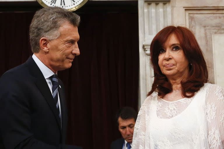 Mauricio Macri y Cristina Kirchner