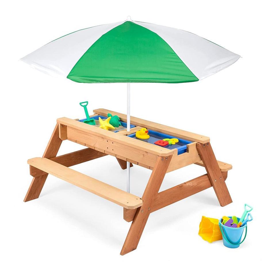 14) Kids 3-in-1 Sand & Water Activity Table