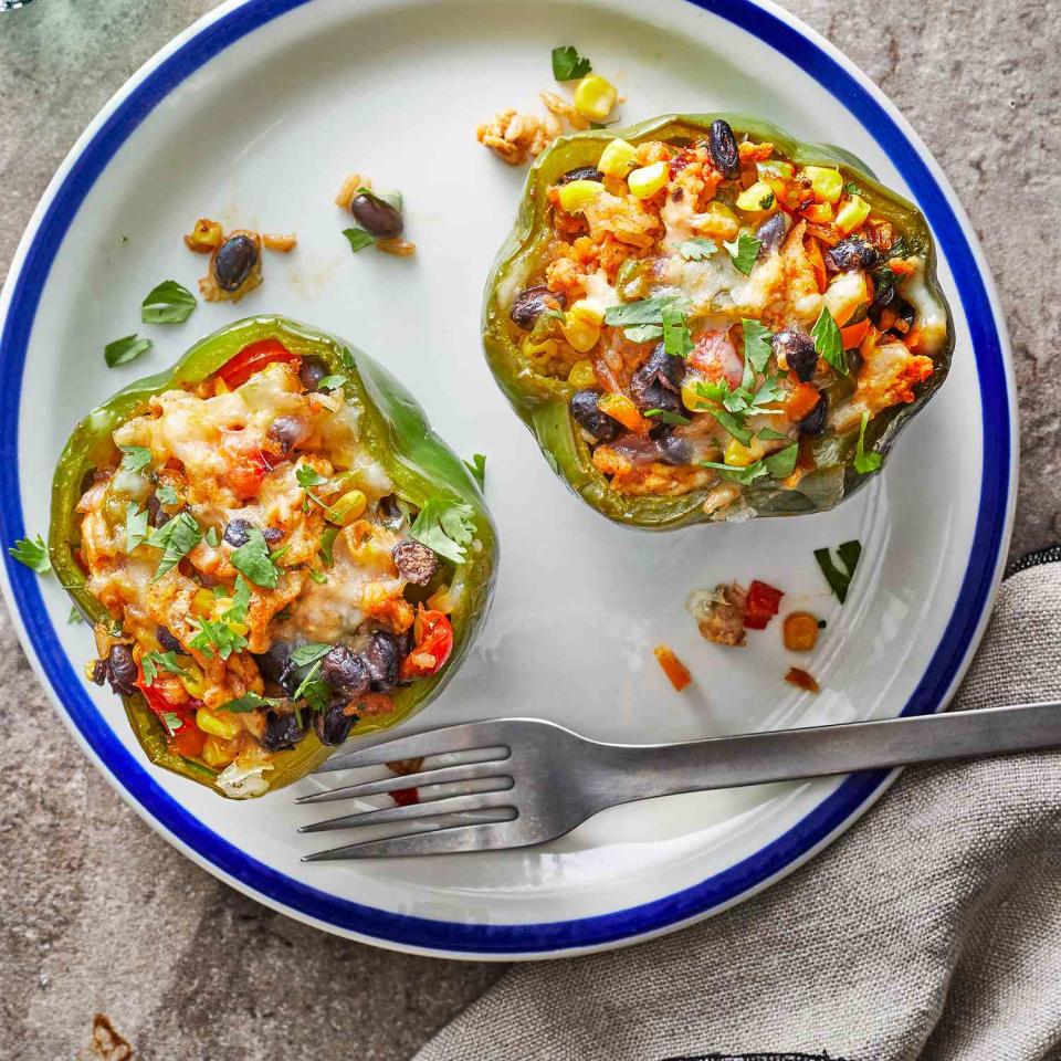 Fajita-Inspired Chicken-Stuffed Peppers