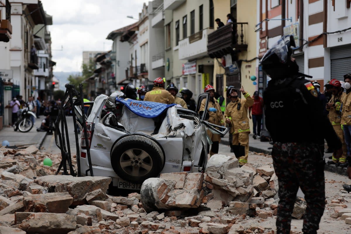 Ecuador Earthquake (Copyright 2023 The Associated Press. All rights reserved)