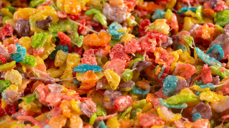 Fruity Pebbles marshmallow treats