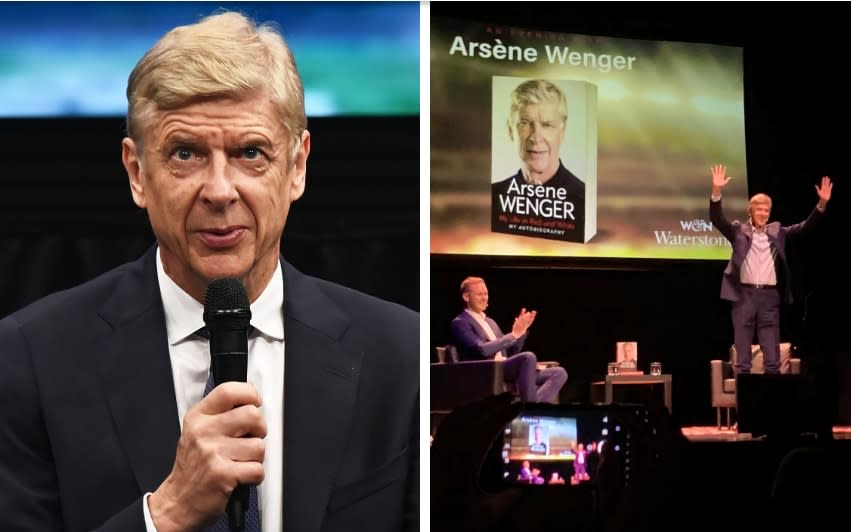 Arsene Wenger is promoting his new book - GETTY IMAGES