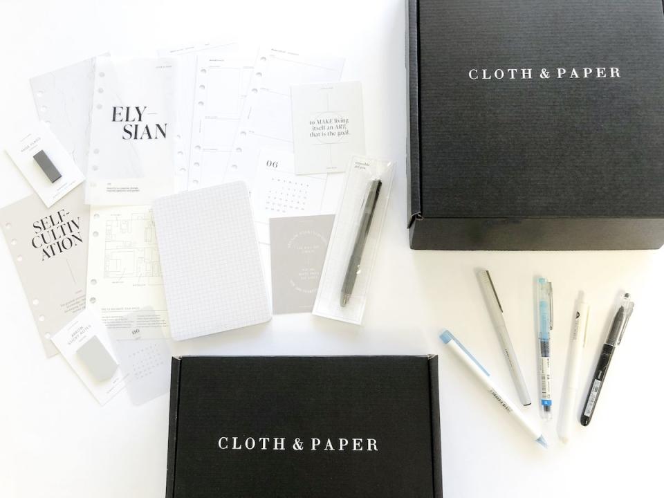 7) Cloth and Paper Penspiration and Planning Subscription Box