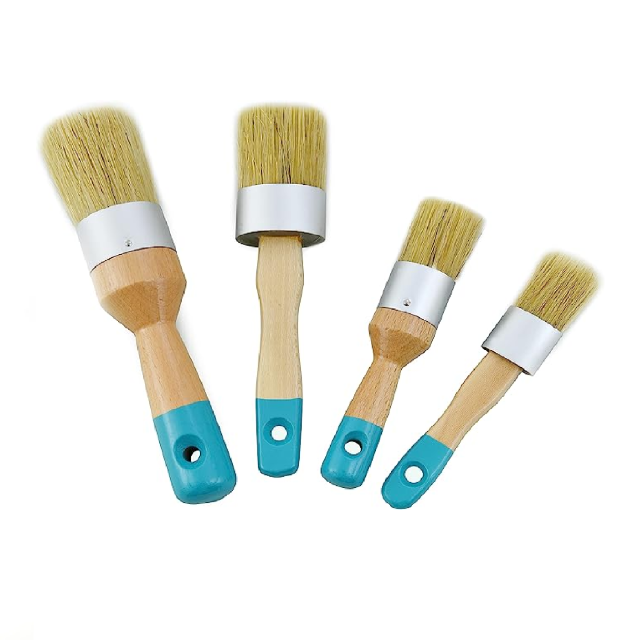 Chalk Paint Brush Stippler Base Coat Professional Decorator Brushes DIY 2