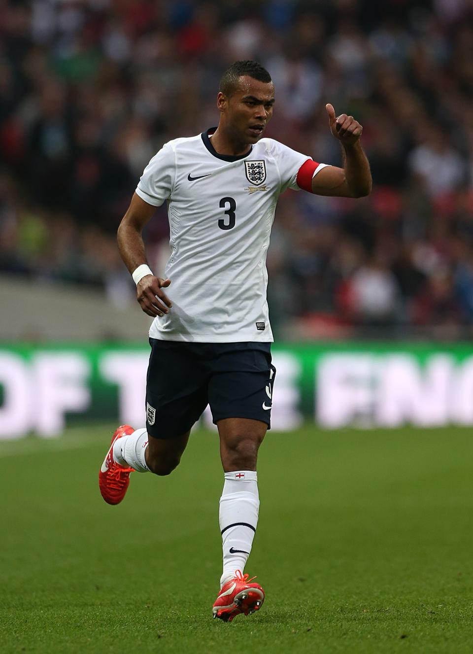 Cold oldie: Ashley Cole, who is still playing in America, is an England left-back great