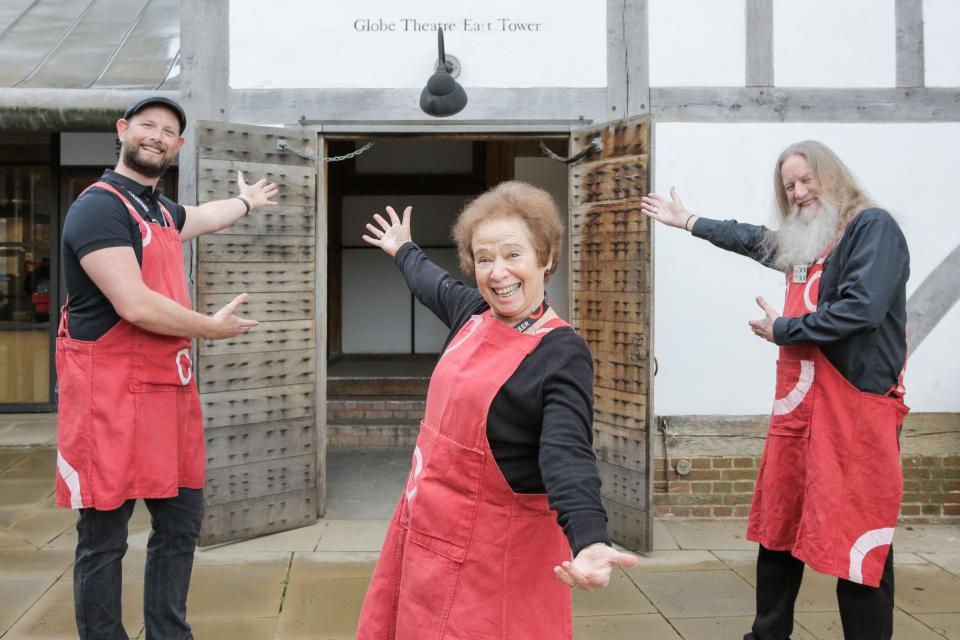 The volunteer army are ready to welcome audiences back to the Globe for the first time since 2019Matt Writtle