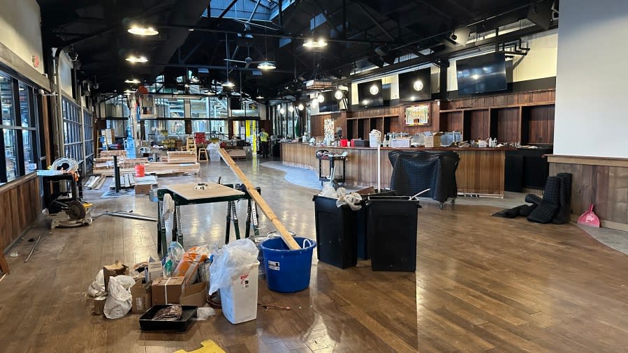 Founders Brewery renovation. (March 27, 2024)
