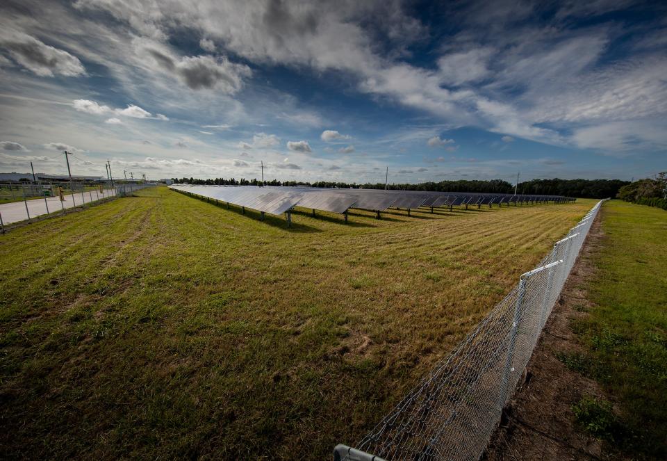 TECO's Solar Energy Center on State Road 60 in Mulberry.