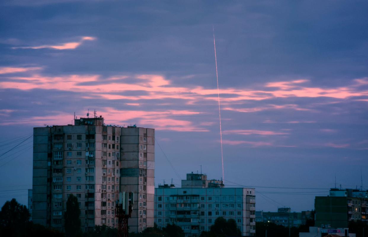 Two Ukraine-launched drones were destroyed over the Belgorod region this morning (AFP via Getty Images)