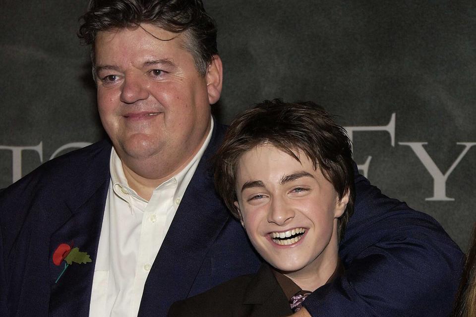 Robbie Coltrane and Daniel Radcliffe