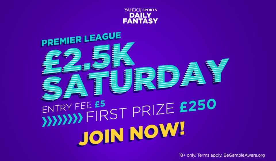<strong>Win £250</strong> using your fantasy football knowledge <a href="http://bit.ly/2GZUgnA" rel="nofollow noopener" target="_blank" data-ylk="slk:here;elm:context_link;itc:0;sec:content-canvas" class="link ">here</a>!