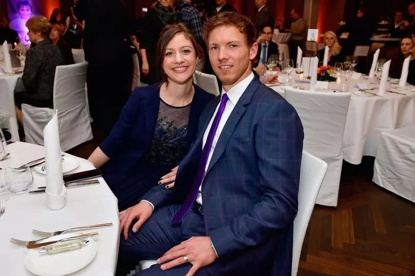 Julian Nagelsmann with ex wife Verena