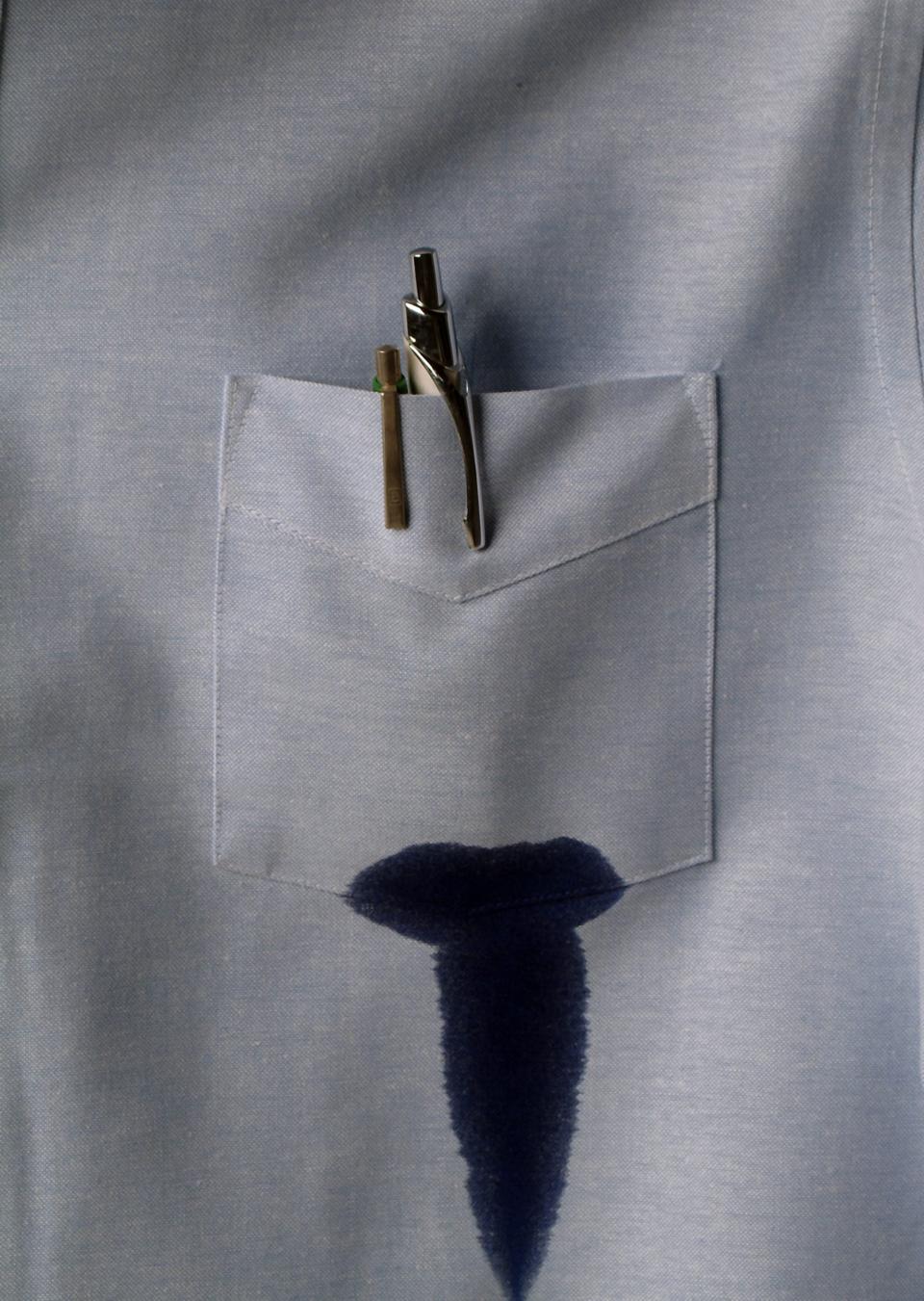 File: An ink-stained shirt.