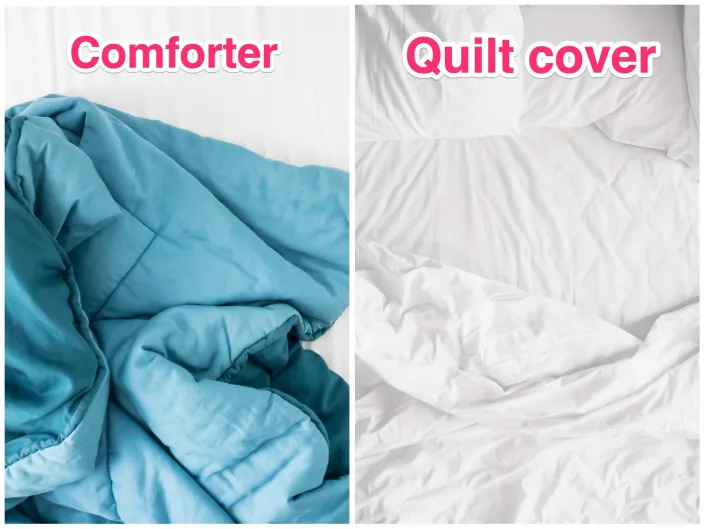 comforter vs quilt cover