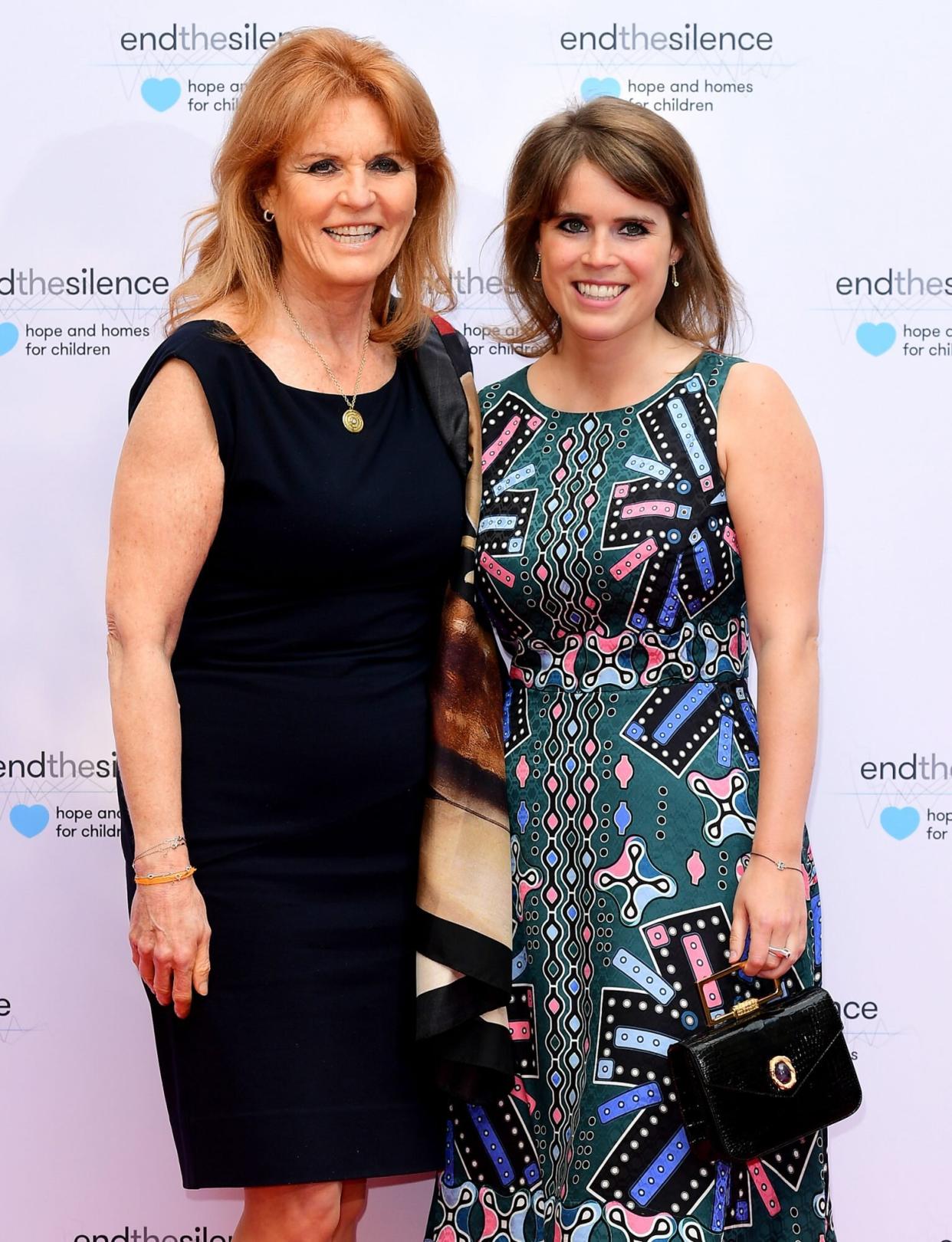 Sarah Ferguson, Duchess of York and Princess Eugenie of York