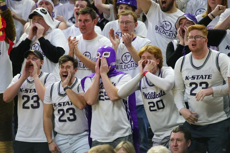 Kansas State's Bramlage Coliseum was rocking Saturday for the No. 7 Wildcats' game with No. 10 Texas. The Longhorns held on for the win 69-66, but things won't get any easier as they will play at No. 8 Kansas on Monday.