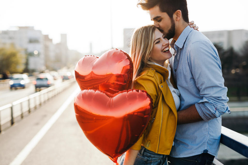 Valentine’s Day really is the sweetest when you’re a new couple. Photo: Getty