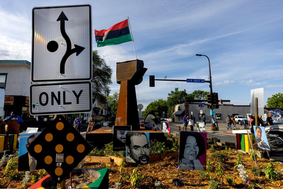 George Floyd Square in Minneapolis  (AP)