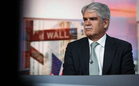 Spanish Foreign Affairs Minister Alfonso Dastis said Catalan separatists are using "Nazi" tactics to intimidate their opponents - Credit: Christopher Goodney/Bloomberg