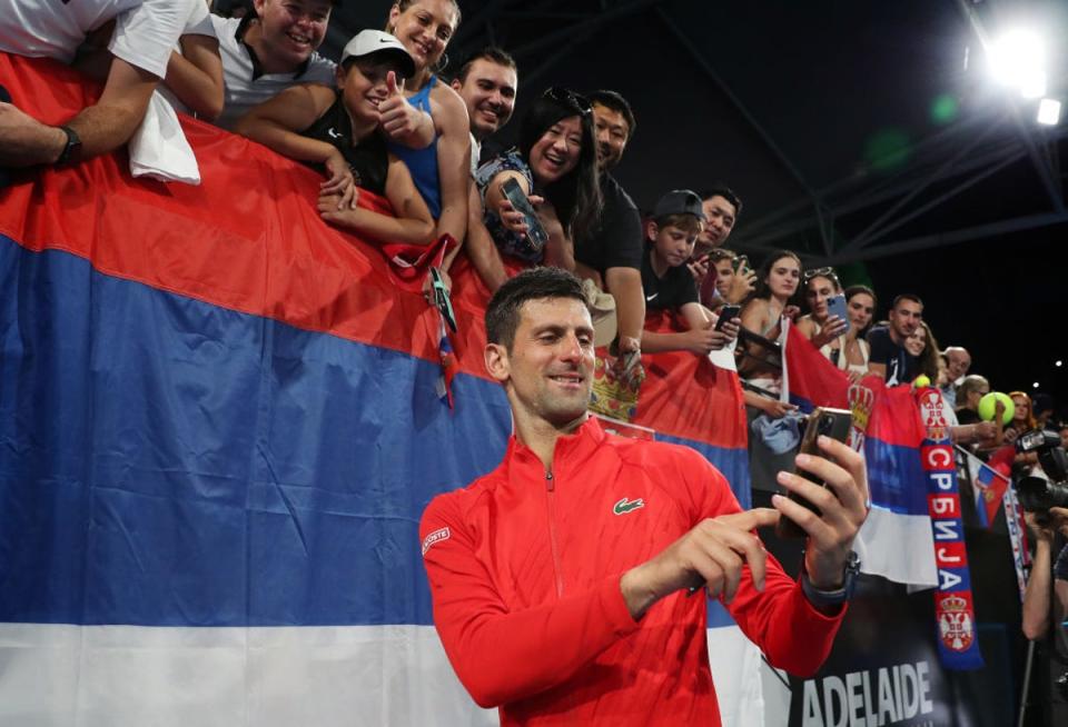 Djokovic is expected to receive a warm welcome when the Australian Open begins (Getty Images)