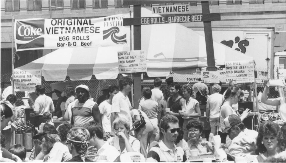 The original Ethnic Festival, started in 1974, gathered an array of local ethnic food and people in downtown South Bend.