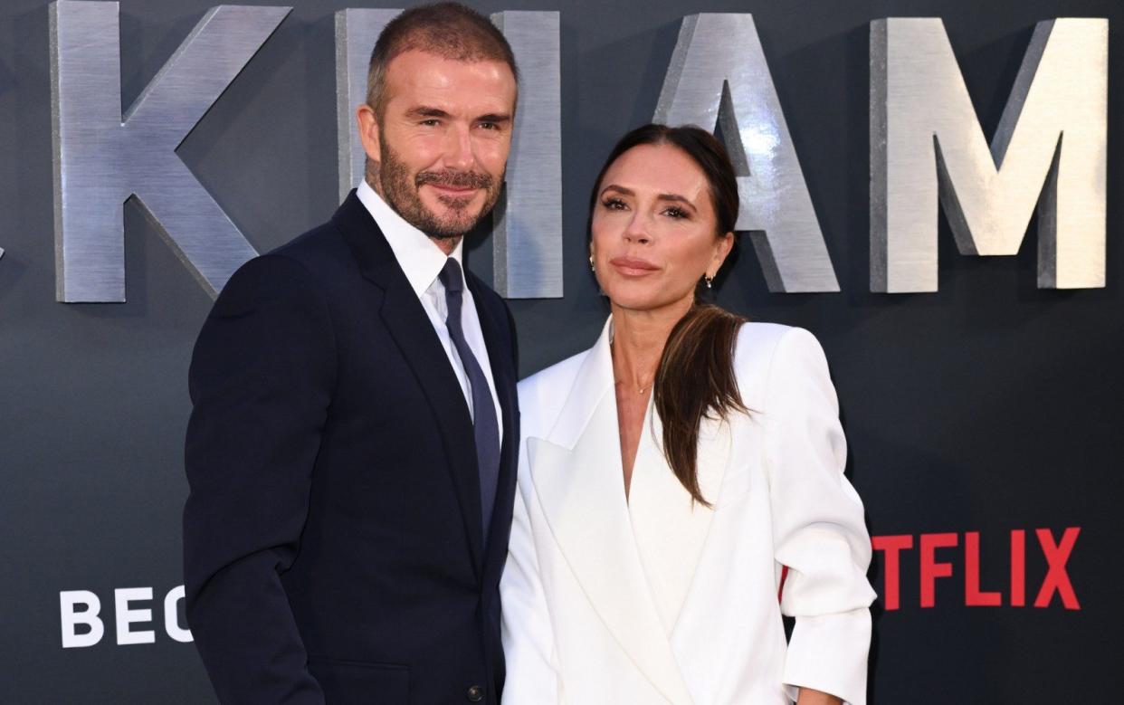 Netflix stars Victoria and David Beckham in 2023