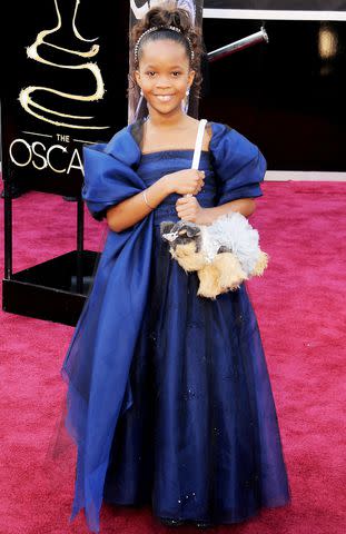 <p>Gregg DeGuire/WireImage</p> Quvenzhané Wallis at the 2013 Academy Awards