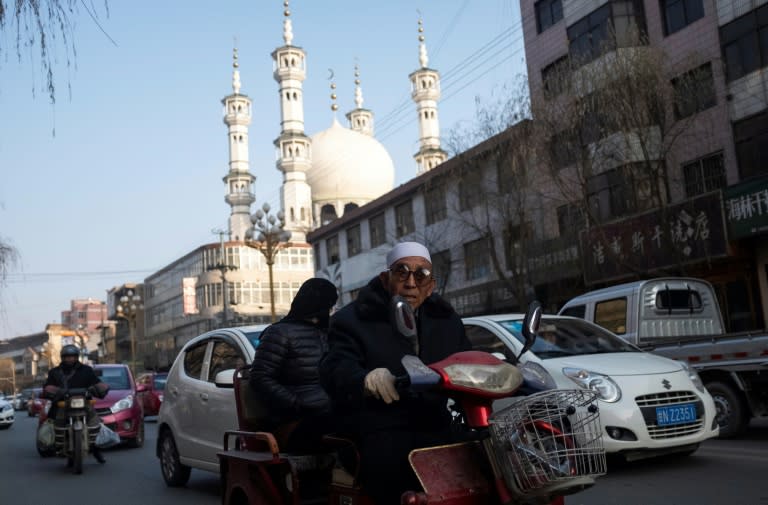 Local authorities have instructed mosques to display national flags and stop sounding the call to prayer to reduce 'noise pollution' -- with loudspeakers removed entirely from all 355 mosques in a neighbouring county