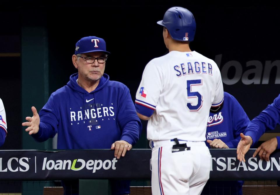Bruce Bochy joined the Rangers for the 2023 season, a year after the club signed shortstop Corey Seager to a $325 million deal.