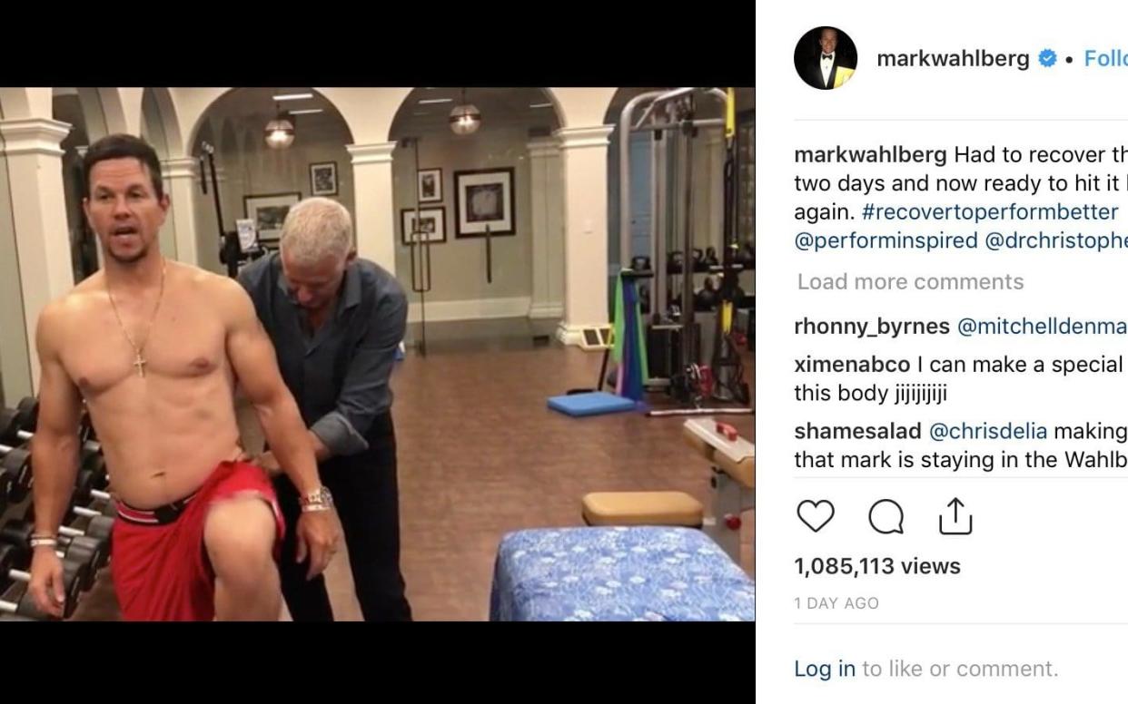 Mark Wahlberg loves to share his workouts on Instagram  - Wahlberg/Instagram