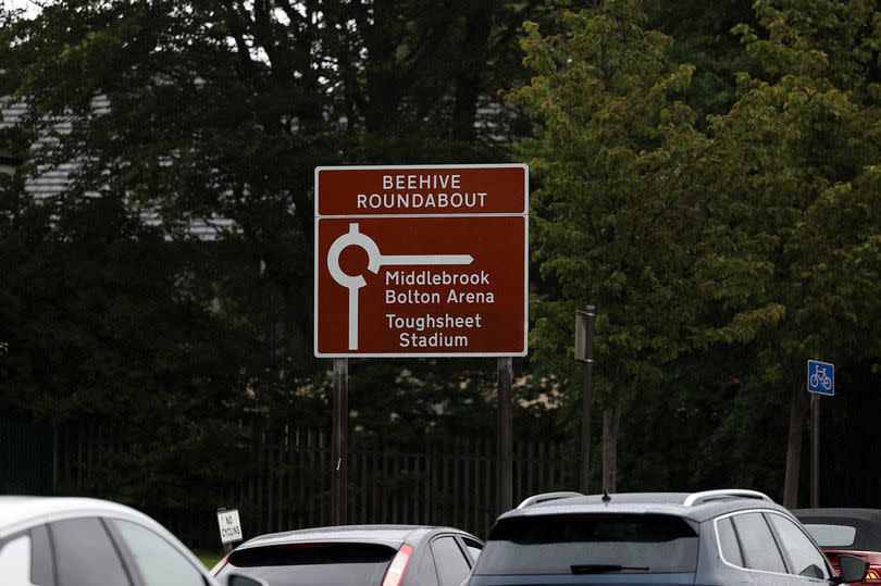 Queuing traffic around the Beehive Roundabout -Credit:Sean Hansford