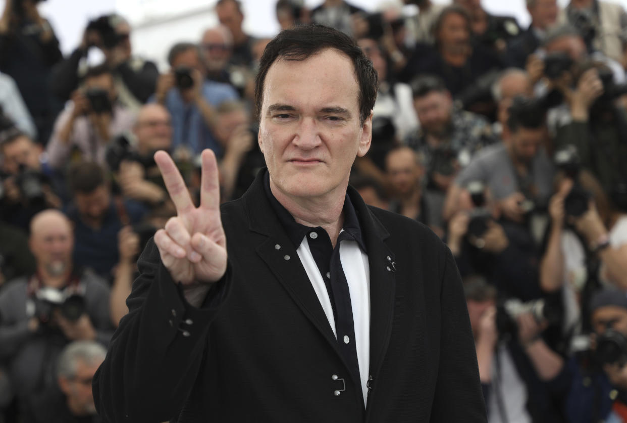 El director Quentin Tarantino posa con motivo del estreno de "Once Upon a Time in Hollywood" en el Festival de Cine de Cannes, el miércoles 22 de mayo del 2019 en Cannes, Francia. (Foto por Vianney Le Caer/Invision/AP)