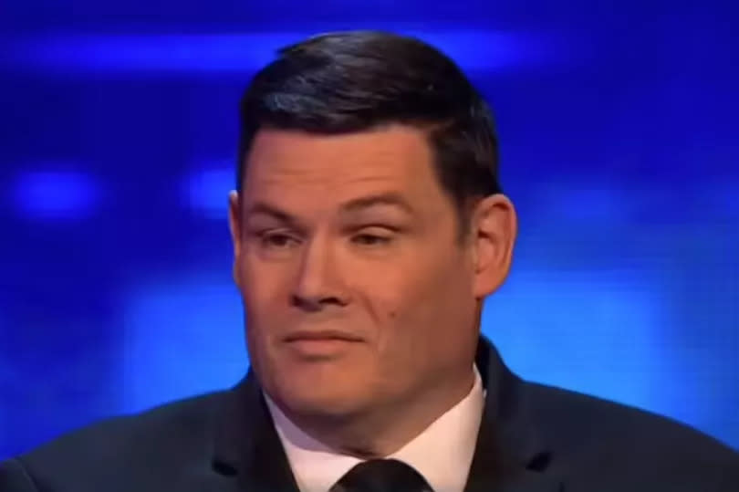 Mark Labbett made a cheeky remark as he called for a medic for Bradley -Credit:ITV