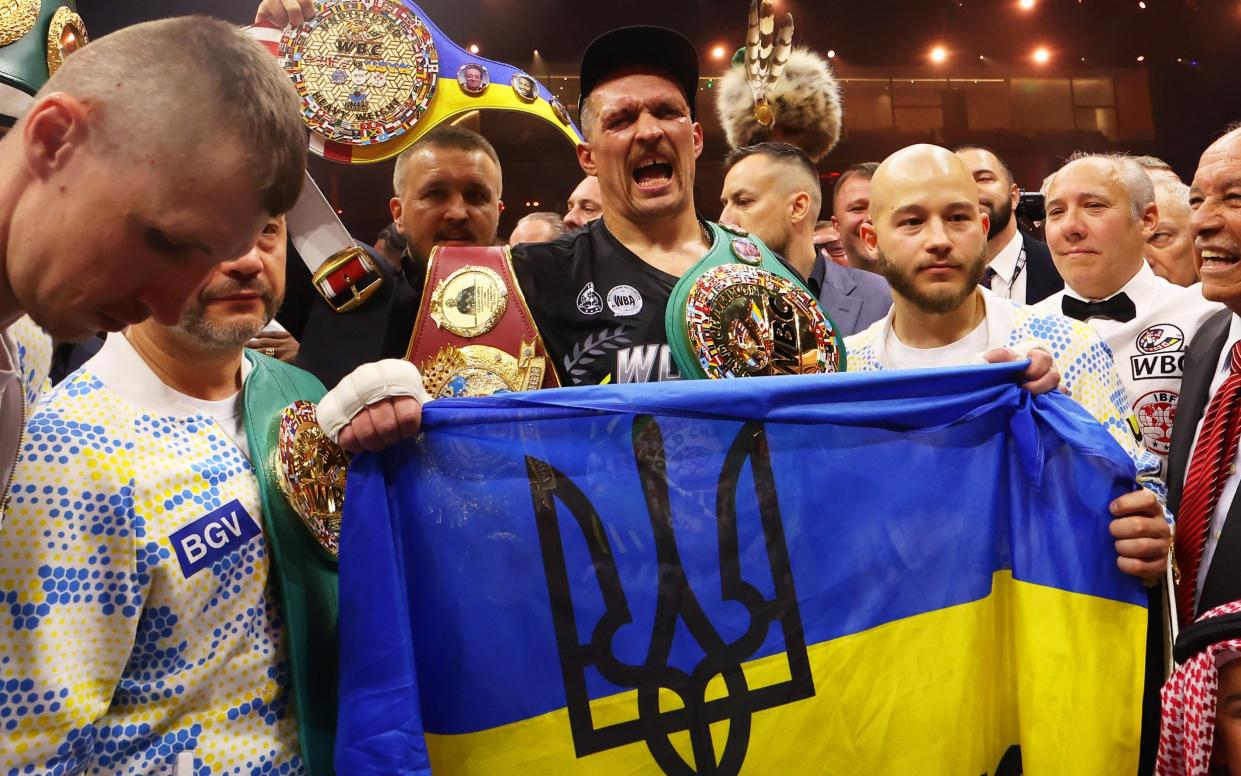 Usyk said the win was big for Ukraine