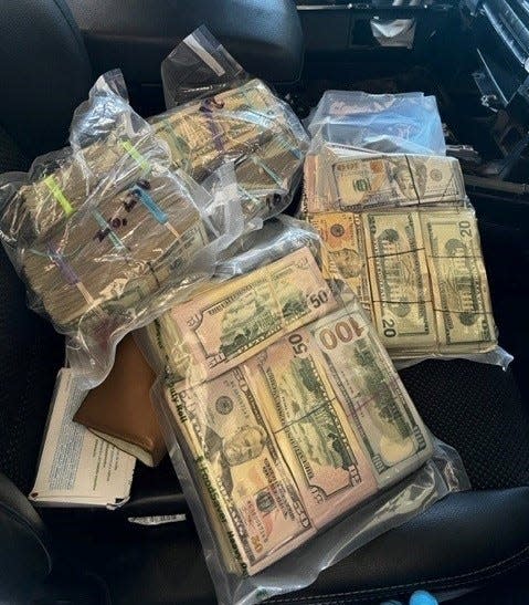 U.S. Customs and Border Protection officers seized $164,934 of unreported currency hidden underneath the center console area of a vehicle July 11 at the Ysleta Port of Entry.