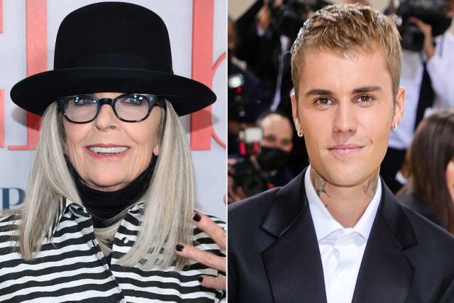 Diane Keaton Stars in Justin Bieber's New Music Video, Wearing Her Own  Clothes