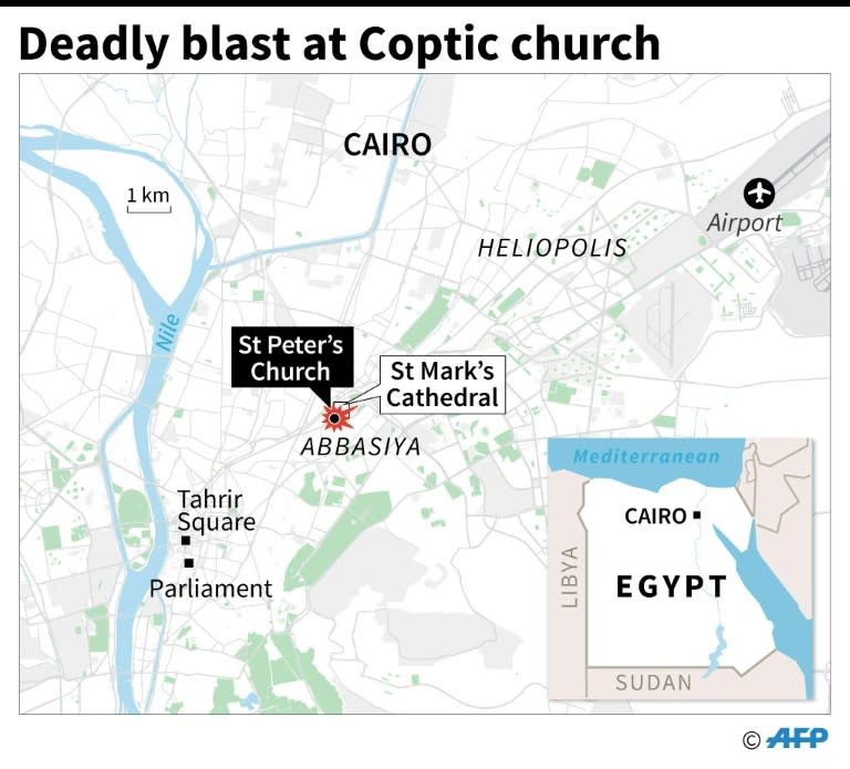 Deadly blast at Coptic church