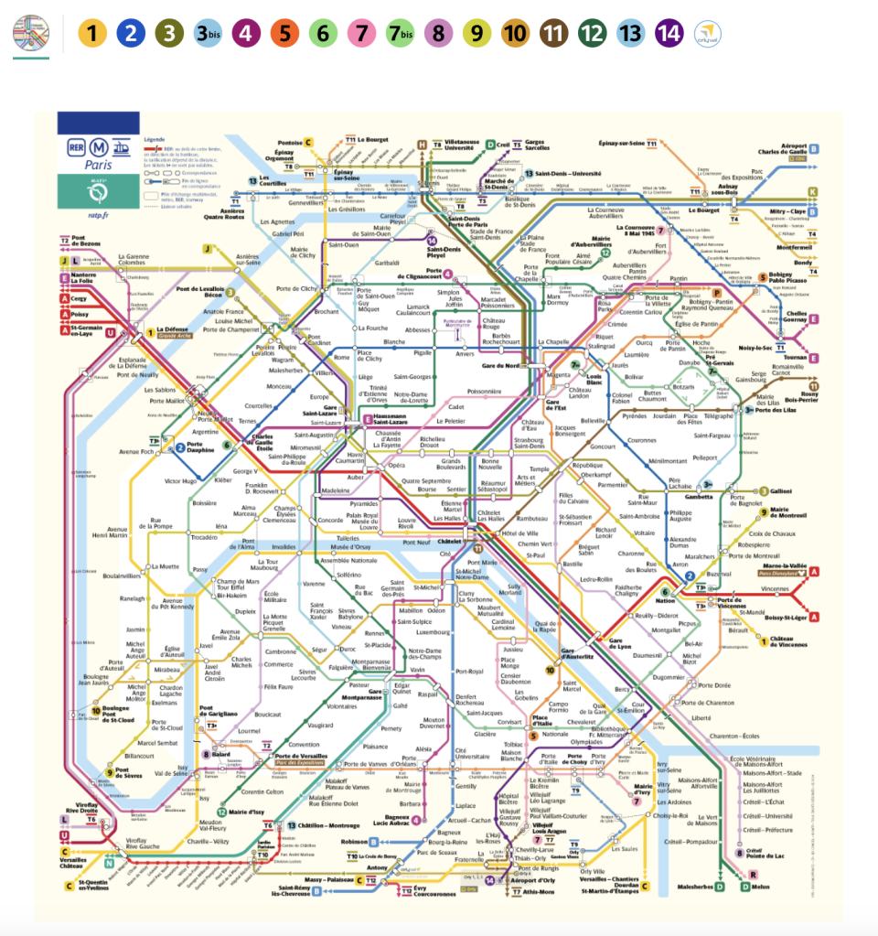 Sistem metro Paris menghubungkan penggemar dan media ke tempat penyelenggaraan Olimpiade 2024.