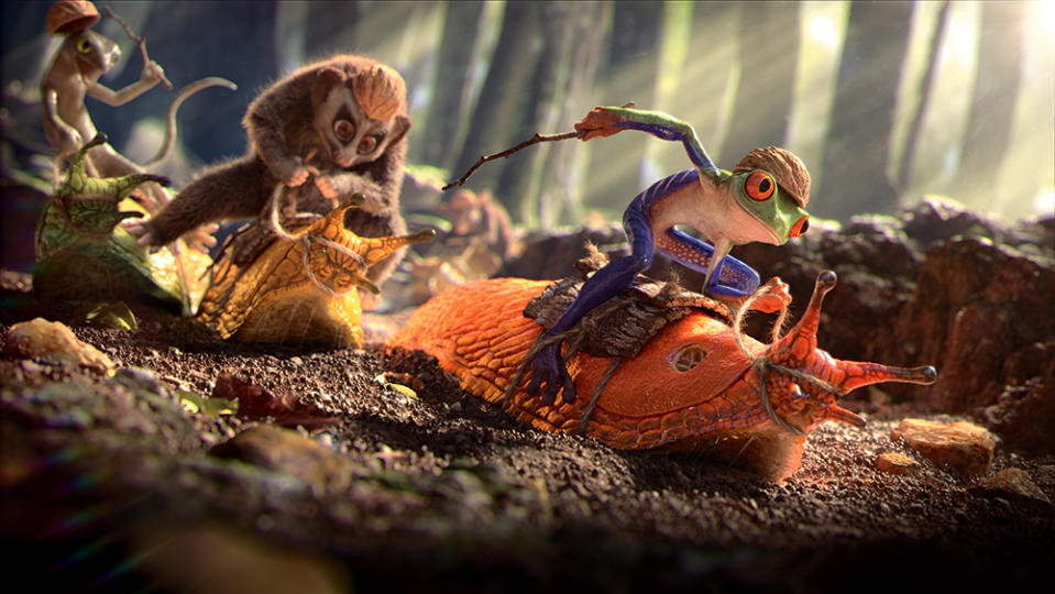 3D art: Slug race