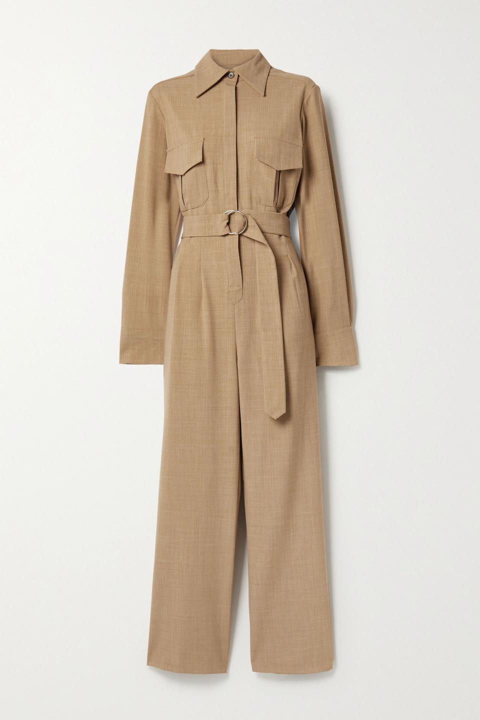 Coda belted woven jumpsuit