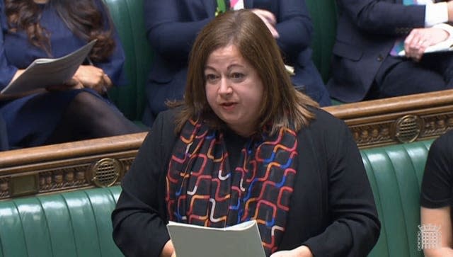 SNP Deputy Wesminster leader Kirsten Oswald during Prime Minister’s Questions in the House of Commons, London